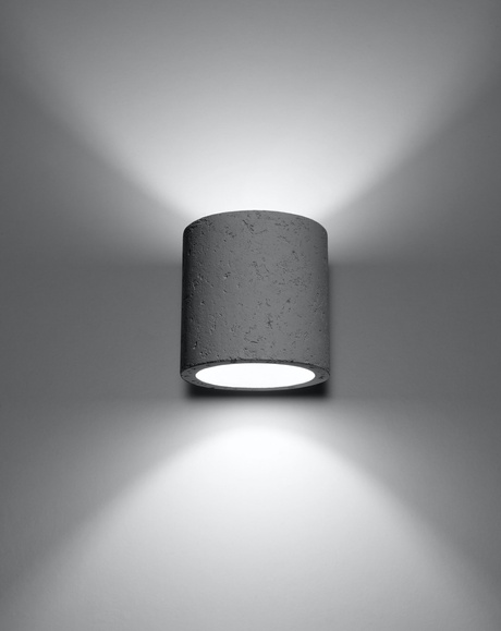 Applique ORBIS béton + 1x ampoule LED G9 4000K Cold 4.5W 530lm