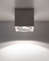 SEIDA plafond céramique blanc + 1x ampoule LED GU10 AR111 4000K COLD 10W 850lm
