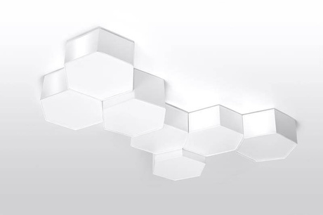 Plafond SUNDE 13 blanc +2x ampoule LED E27 3000K Warm 7.5W 620lm