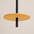 Lampe suspendue FELTRO 1 noir/jaune