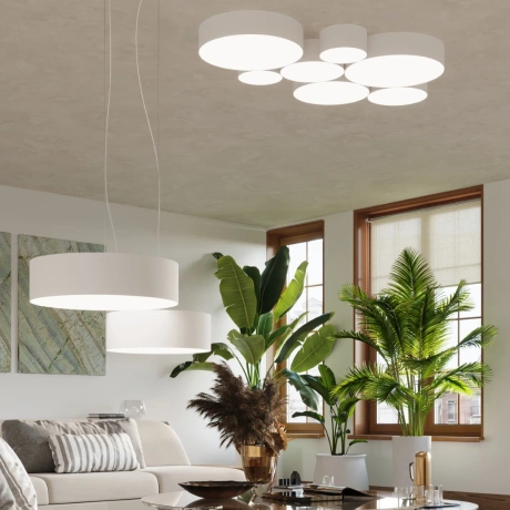 Lampe suspendue ARENA 45 blanc