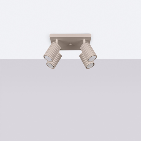 Plafonnier KARBON 4 taupe