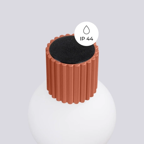 Applique HALO rouge ochra IP44