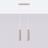 Lampe suspendue KARBON 2 taupe