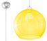 Lampe suspendue BALL jaune + 1x ampoule LED E27 3000K Warm 7,5W 620lm