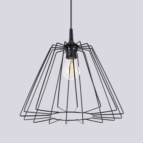 Lampe suspendue TRAPO noir