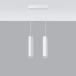 Lampe suspendue LAGOS 2 blanc