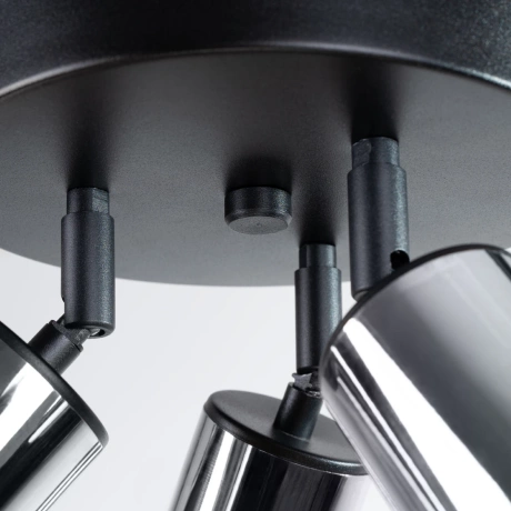 Plafonnier WINX 3P noir/chrome