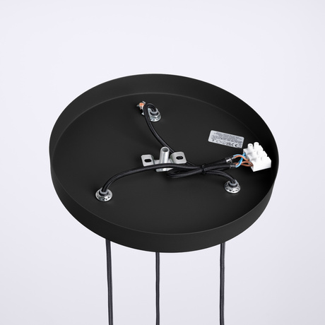 Lampe suspendue HALO 3P noir