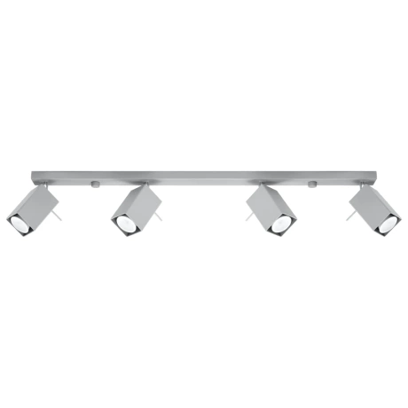 Plafonnier MERIDA 4L gris