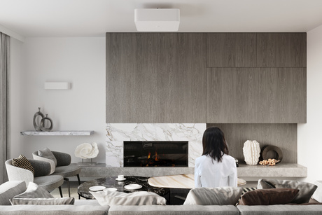 Lustre LOKKO 45 blanc + 5x ampoule LED E27 3000K Warm 7.5W 620lm