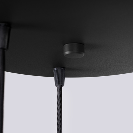 Lampe suspendue HALO 3P noir