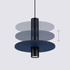 Lampe suspendue PELTA 1 noir/marine