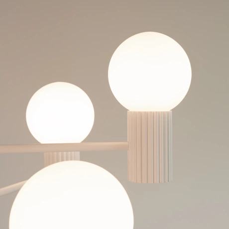 Lustre HALO 6 blanc