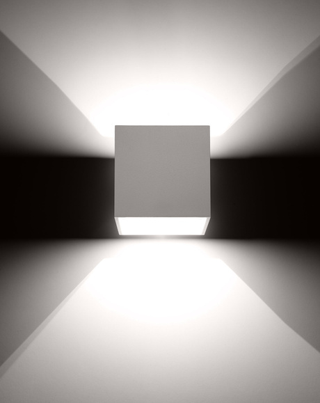 Applique QUAD 1 blanche + 1x ampoule LED G9 4000K froide 4,5W 460lm