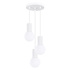 Lampe suspendue HALO 3P blanc
