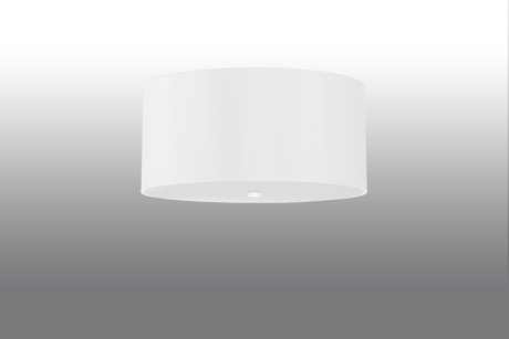 Plafond OTTO 50 blanc + 5x ampoule LED E27 3000K Warm 7.5W 620lm