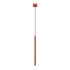 Lampe suspendue PASTELO 1 rouge ocre