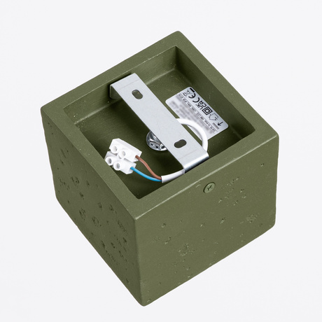 Plafonnier QUAD béton vert olive