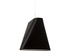 Lustre BLUM 1 noir + 1x ampoule LED E27 4000K Froid 7.5W 650lm