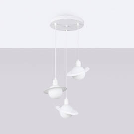 Lampe suspendue HYPERION 1 blanc