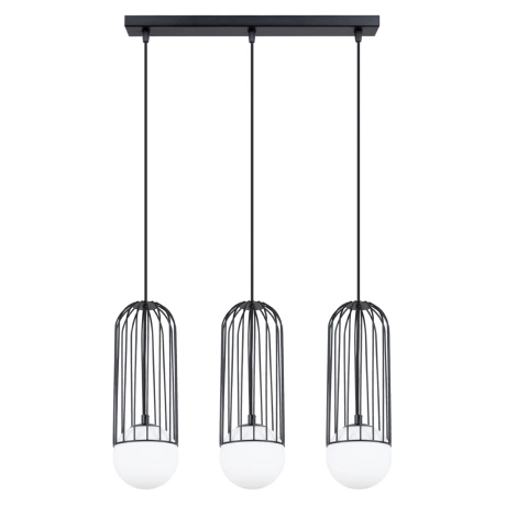 Lampe suspendue BRINA 3L noir