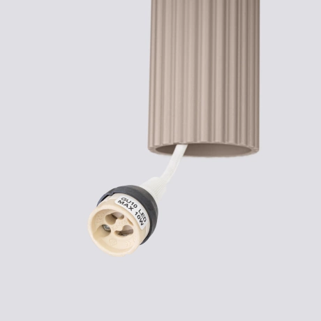 Lampe suspendue KARBON 1 taupe