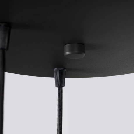 Lampe suspendue HALO 3P noir