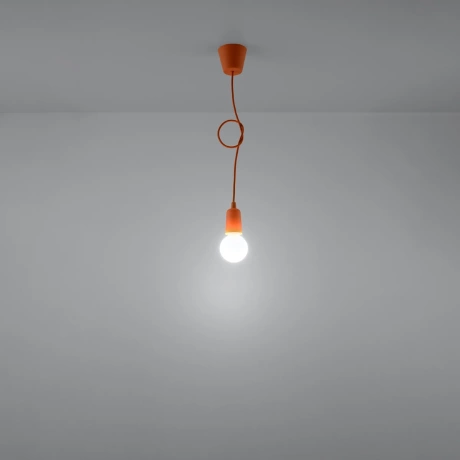 Lampe pendante DIEGO 1 orange