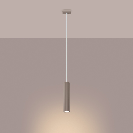 Lampe suspendue KARBON 1 taupe