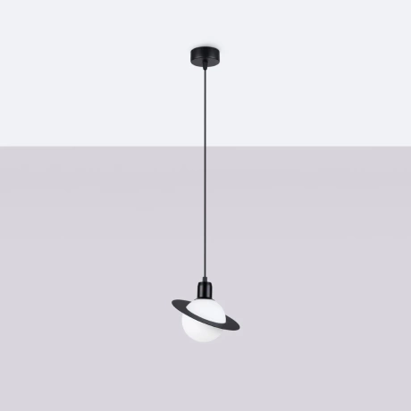 Lampe suspendue HYPERION 1 noir