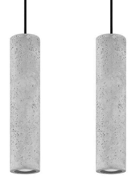 LUVO 2 lampe suspendue + 2x GU-10 4000K froid 7W 630lm ampoule LED