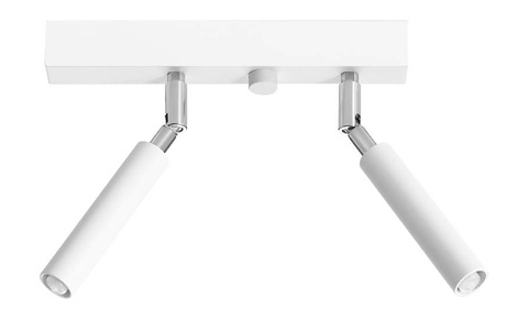 Plafond EYETECH 2 blanc + 2x ampoule LED G9 3000K Warm 4.5W 510lm