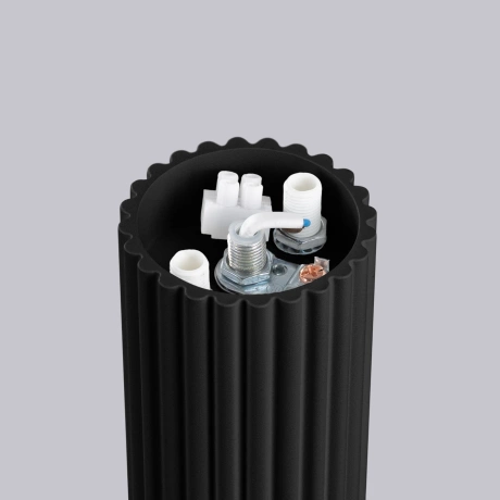 Plafonnier HALO noir IP44