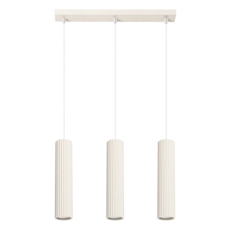 Lampe suspendue KARBON 3L beige