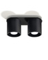 Plafond ORBIS 2 noir + 2x ampoule LED GU-10 4000K froid 7W 630lm