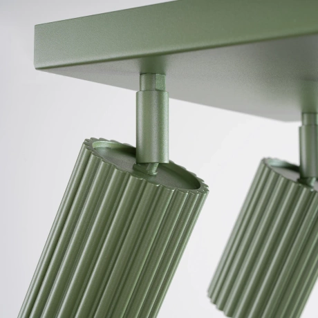 Plafonnier KARBON 4 vert olive