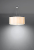 Lustre OTTO 60 blanc + 5x ampoule LED E27 4000K Froid 7.5W 650lm