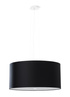 Lustre OTTO 50 noir + 5x ampoule LED E27 4000K froide 7.5W 650lm