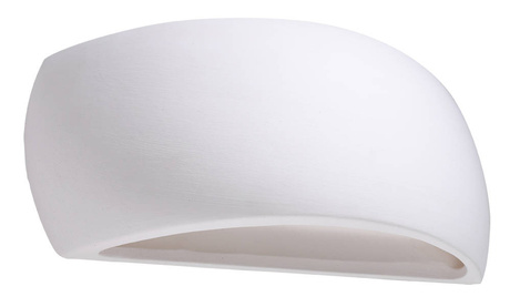 PONTIUS applique murale en céramique blanche + 1x ampoule LED G9 3000K Warm 4.5W 510lm