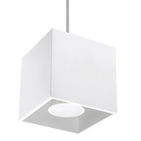 Lampe suspendue QUAD 1 blanc