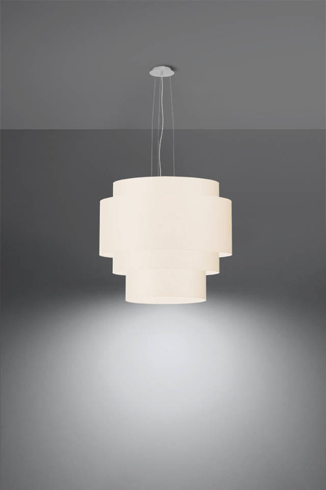 Lustre REFLEXION 50 blanc + 5x ampoule LED E27 4000K Froid 7.5W 650lm