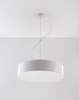 Lampe suspendue ARENA 45 WHITE + 3x ampoule LED E27 3000K Warm 7.5W 620lm