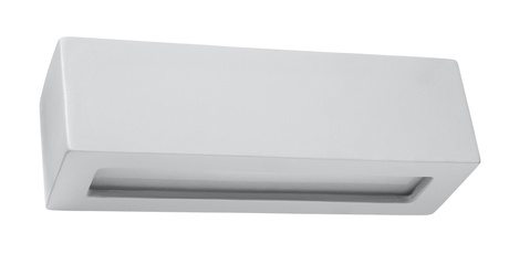 Applique en céramique VEGA gris + 1x ampoule LED E27 4000K Froid 7.5W 650lm