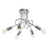 Lustre SUPEŁ 5 chrome + 5X ampoule LED E27 3000K 7W 760lm