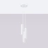 Lampe suspendue KARBON 3P blanc