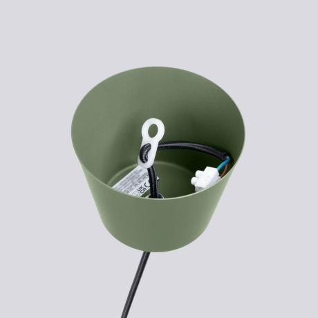 Lampe suspendue BILO vert olive