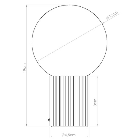 Lampe à poser HALO blanc