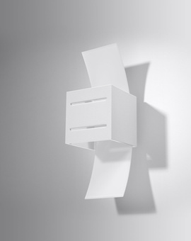 Applique LORETO blanc + 1x ampoule LED G9 3000K Warm 4.5W 510lm