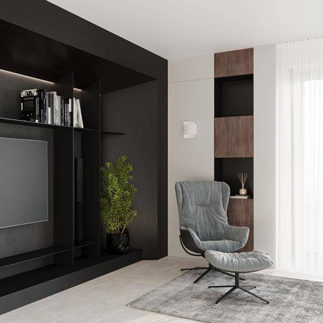 Applique HESTIA blanche + 1x ampoule LED G9 4000K froide 4.5W 530lm